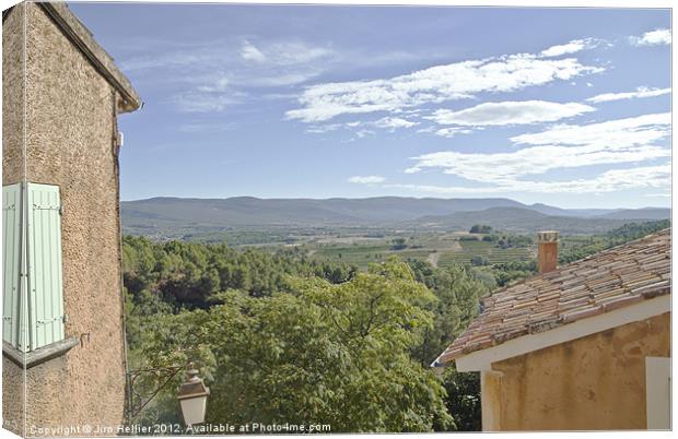 Roussillon Canvas Print by Jim Hellier