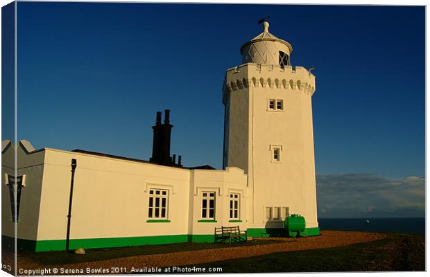South Foreland Lighthouse Canvas Print by Serena Bowles