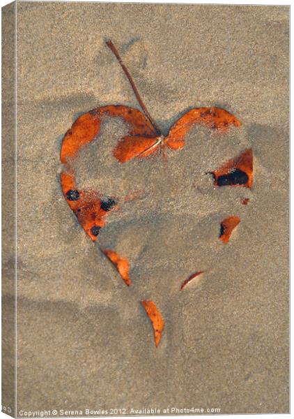 Love on the Beach Palolem Canvas Print by Serena Bowles