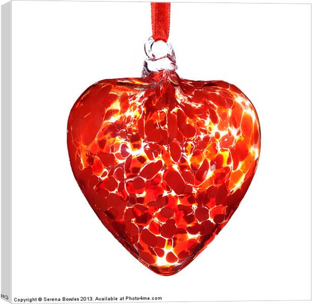 Heart of Glass Canvas Print by Serena Bowles