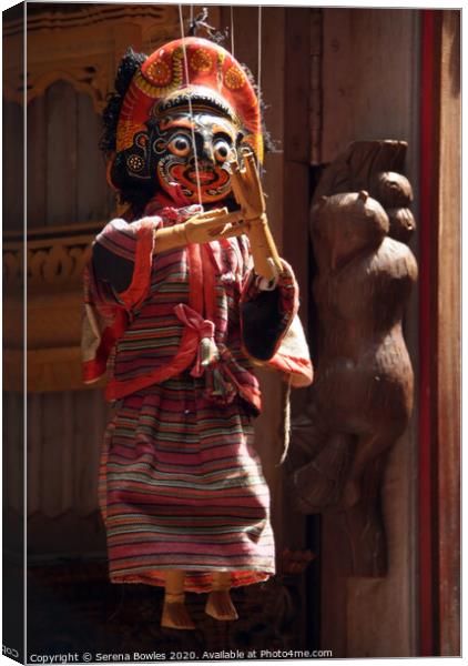 Puppet for Sale Bhaktapur Canvas Print by Serena Bowles