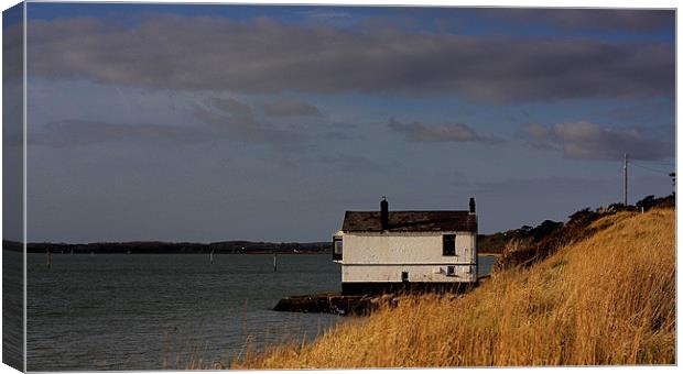 The Watch House Canvas Print by Louise Godwin