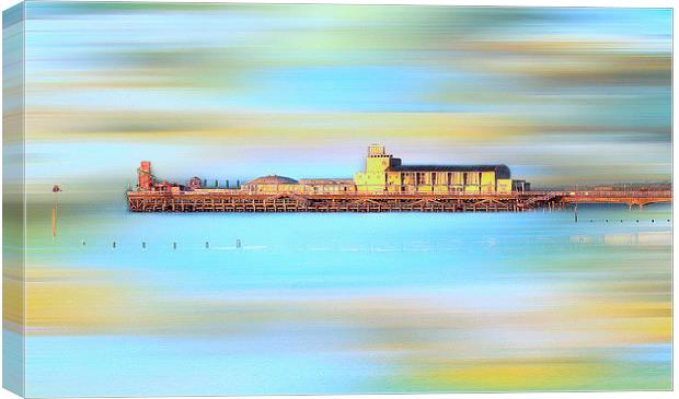 Bournemouth Pier Canvas Print by Louise Godwin