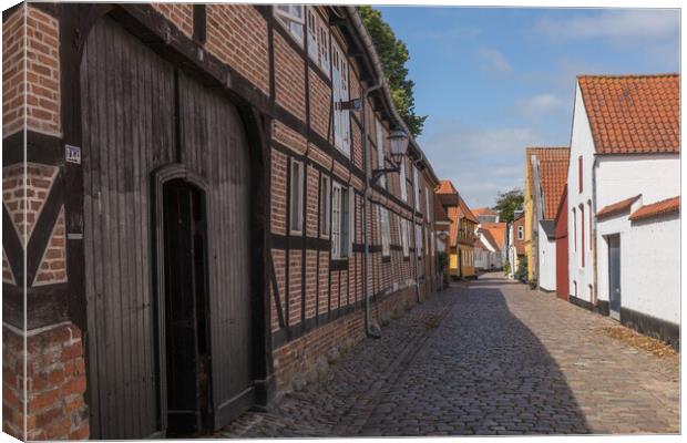 Altstadt Ribe Canvas Print by Thomas Schaeffer