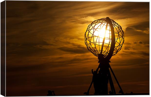 Sunset at the north cape Canvas Print by Thomas Schaeffer