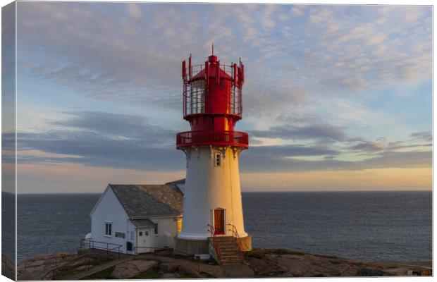 Lindesnes Lighthouse Canvas Print by Thomas Schaeffer