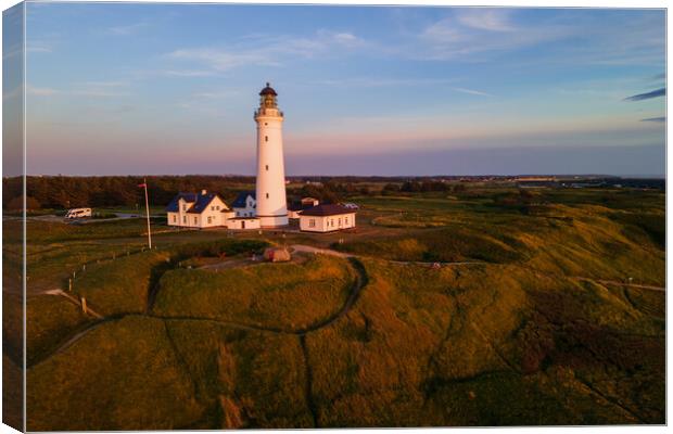 Lighthouse Hirtshals Canvas Print by Thomas Schaeffer