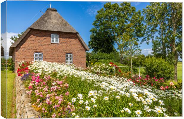 Flower garden Canvas Print by Thomas Schaeffer