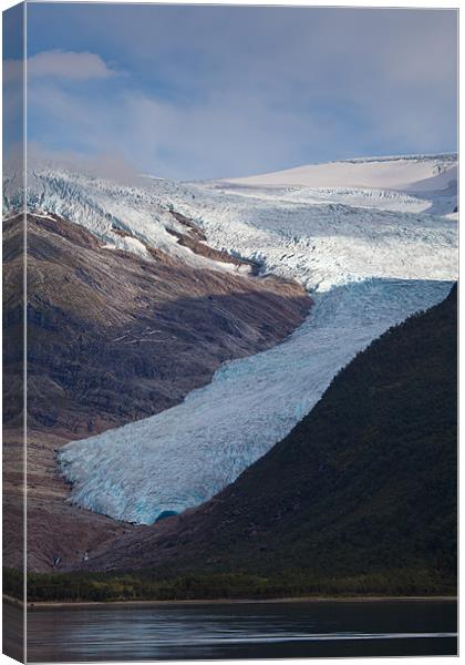 Svartisen glacier Canvas Print by Thomas Schaeffer