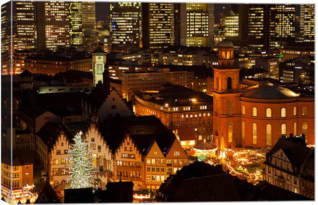 Christmas Market Canvas Print by Thomas Schaeffer