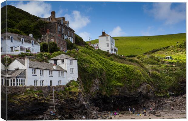 Port Isaac Canvas Print by Thomas Schaeffer