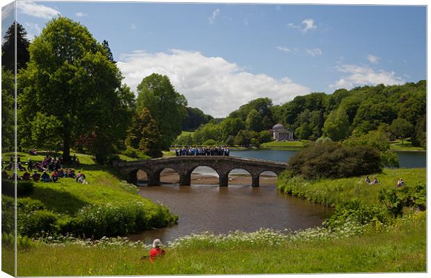 Stourhead Garden Canvas Print by Thomas Schaeffer