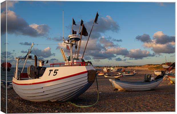 Fisher Boats Canvas Print by Thomas Schaeffer