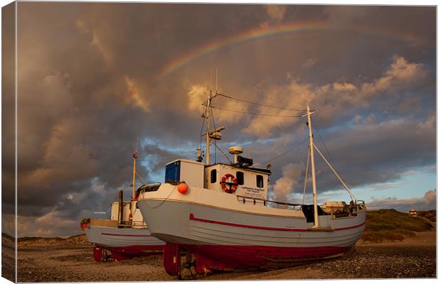 Rainbow Ship Canvas Print by Thomas Schaeffer