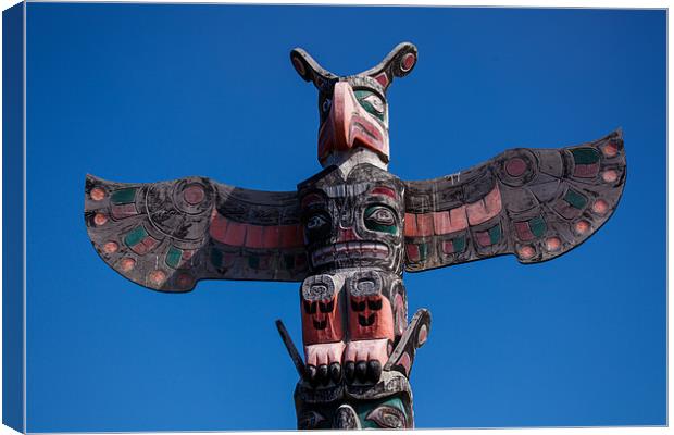 Totempoles Canvas Print by Thomas Schaeffer