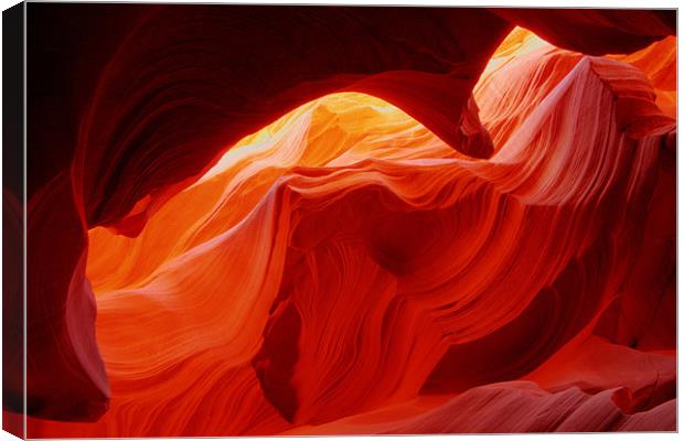 Antelope Canyon Canvas Print by Thomas Schaeffer