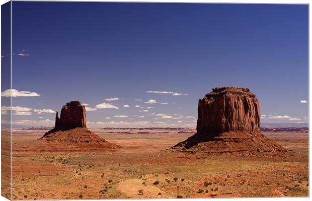 Monument Valley Canvas Print by Thomas Schaeffer