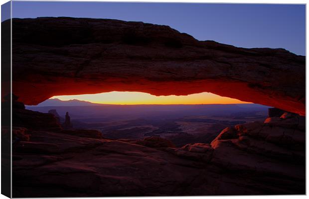 Mesa Arch Sunrise Canvas Print by Thomas Schaeffer