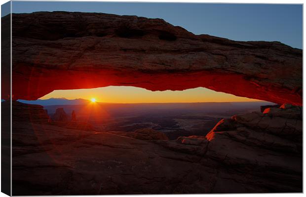 Mesa Arch Sunrise II Canvas Print by Thomas Schaeffer