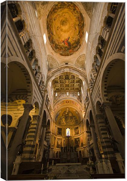 Dome of Pisa Canvas Print by Thomas Schaeffer