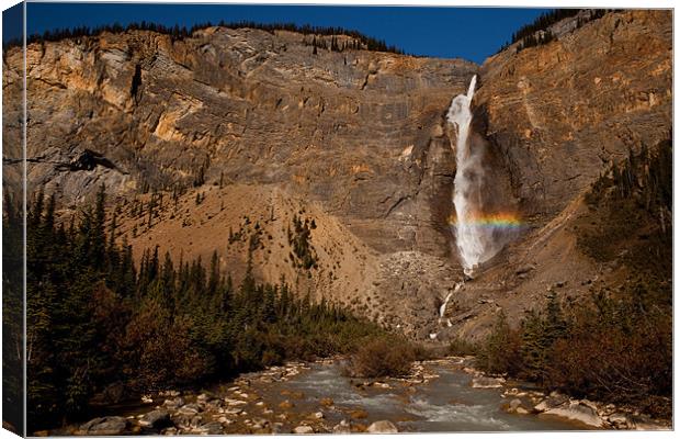 Takakaw Fall, Yoho NP Canvas Print by Thomas Schaeffer