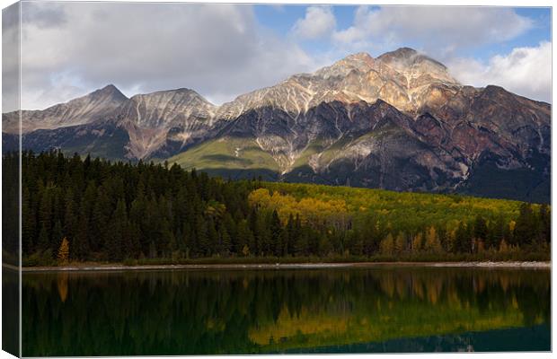 Spiegelung im See Canvas Print by Thomas Schaeffer