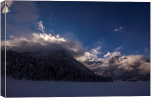 Austrian alpine winter Canvas Print by Thomas Schaeffer