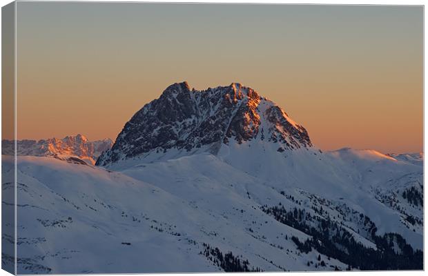 Alpine sunrise Canvas Print by Thomas Schaeffer