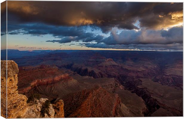 Sunrise @ Yavapai Point Canvas Print by Thomas Schaeffer