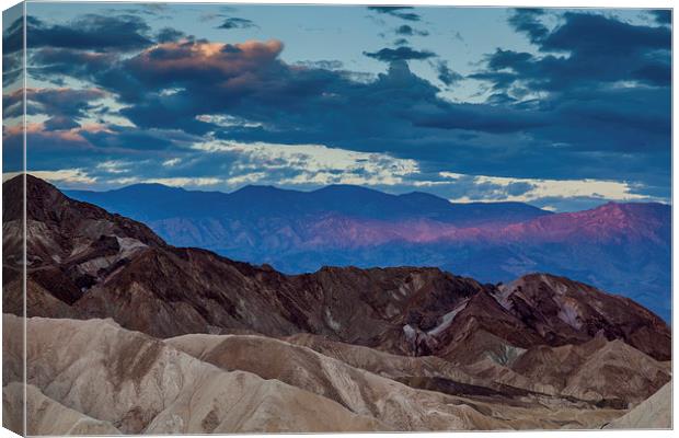 Sunrise at Zabriskie Point Canvas Print by Thomas Schaeffer