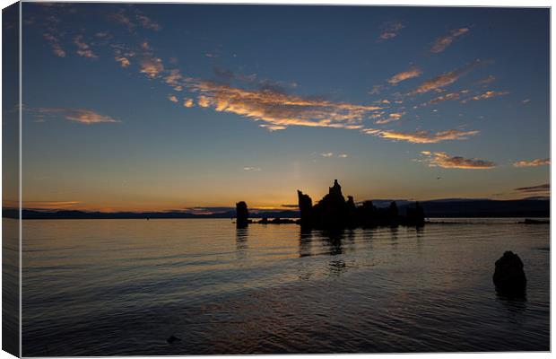 Sunrise at Mono Lake Canvas Print by Thomas Schaeffer