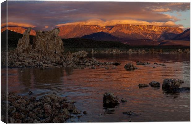 Sunrise at Mono Lake Canvas Print by Thomas Schaeffer