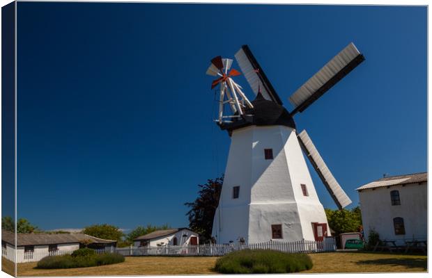 Danish windmill Canvas Print by Thomas Schaeffer