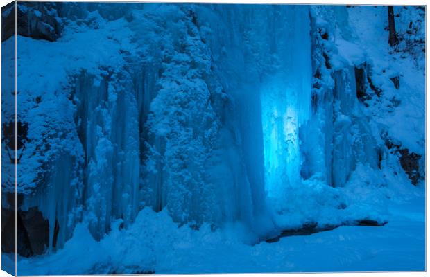 Icefall Canvas Print by Thomas Schaeffer