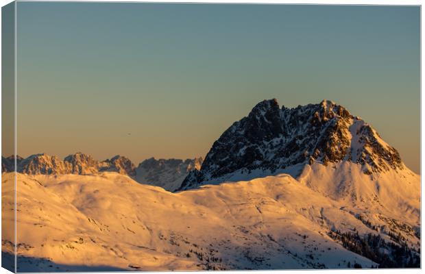 Wildkogel sunrise Canvas Print by Thomas Schaeffer