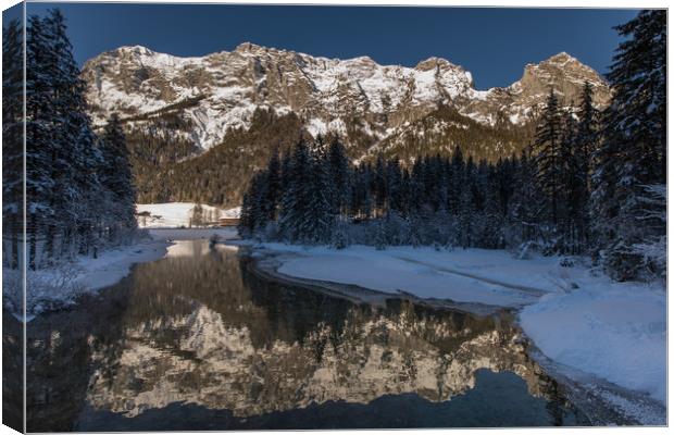 At the Hintersee Canvas Print by Thomas Schaeffer