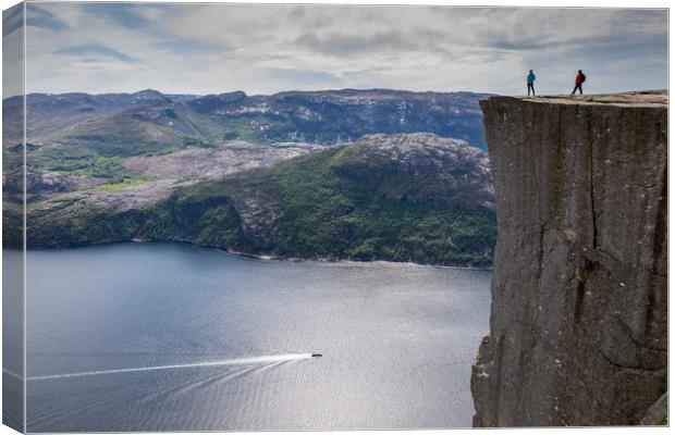 Preikestolen - Pulpit Rock Canvas Print by Thomas Schaeffer