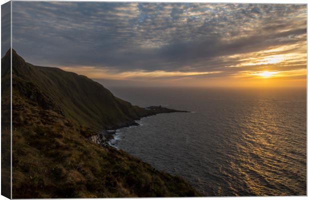 Sunset on Runde Canvas Print by Thomas Schaeffer