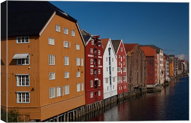 Old Town, Brygge Canvas Print by Thomas Schaeffer
