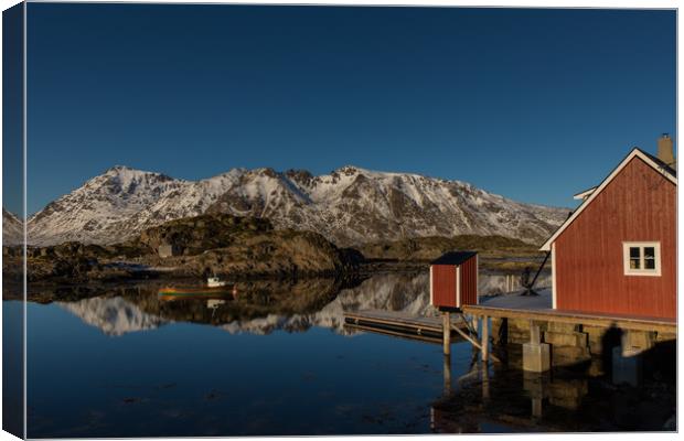 Fjord at Steine Canvas Print by Thomas Schaeffer