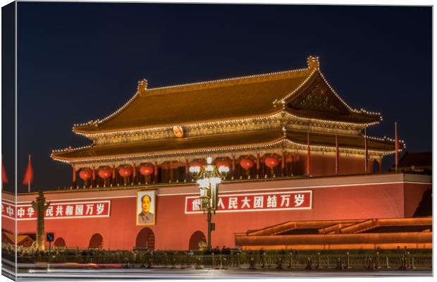 Forbidden City Canvas Print by Thomas Schaeffer