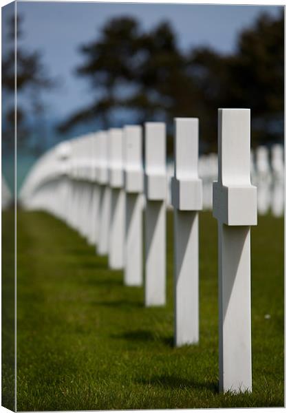 War cemetery Canvas Print by Thomas Schaeffer