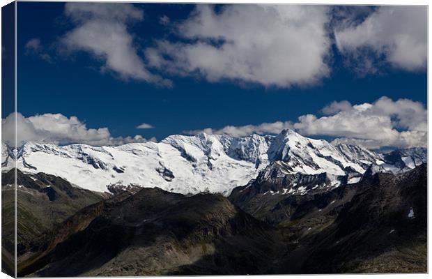 Hiking in the austrian alps Canvas Print by Thomas Schaeffer