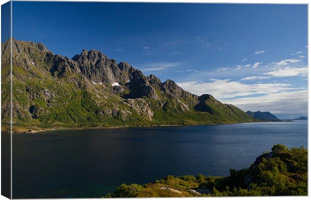 Fjord bei Laupstad Canvas Print by Thomas Schaeffer