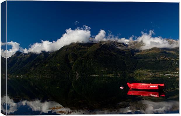 Fjordpanorama Canvas Print by Thomas Schaeffer