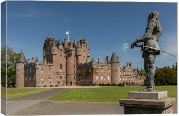 Glamis Castle & Grounds Canvas Print by Thomas Schaeffer