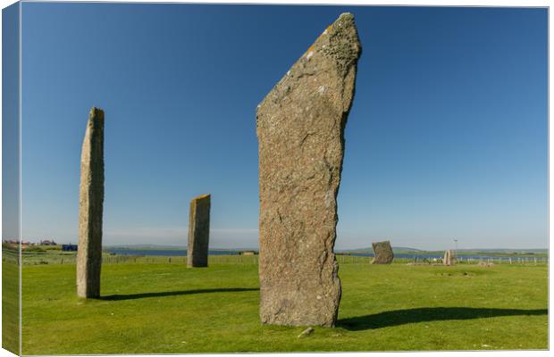 Standing Stones of Stennes Canvas Print by Thomas Schaeffer