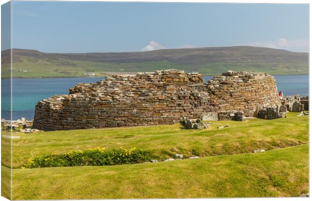 Broch of Gurness Canvas Print by Thomas Schaeffer