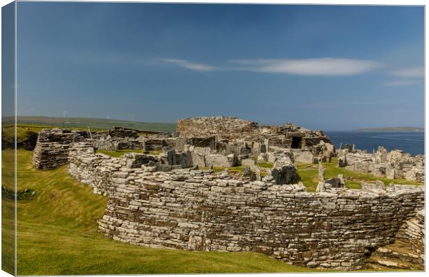 Broch of Gurness Canvas Print by Thomas Schaeffer