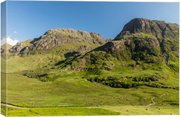 Glencoe valley Canvas Print by Thomas Schaeffer